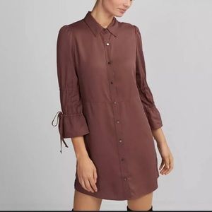 NWT Express Tiered Sleeve Shirt Dress